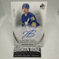 Jacob Bryson 2021-22 SP Authentic Future Watch Auto /999 Buffalo Sabres