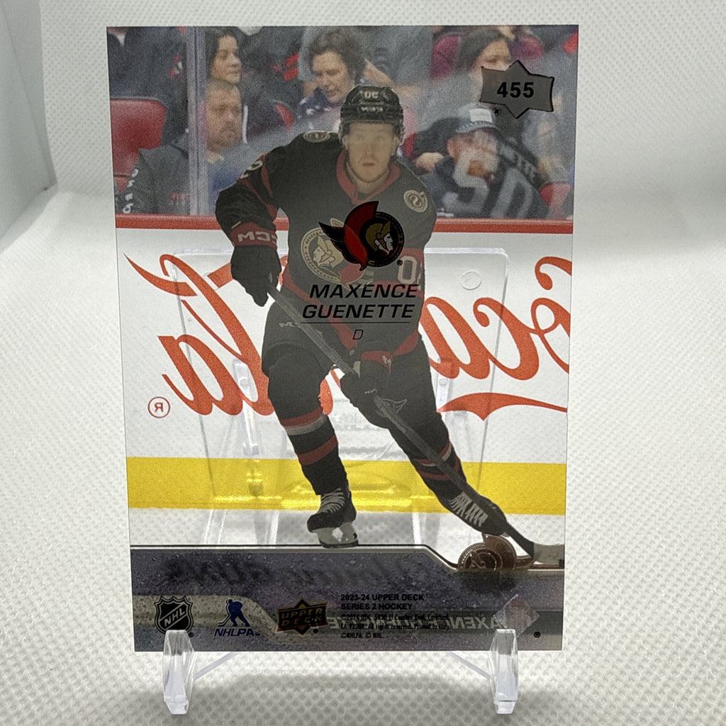 Maxence Guenette 2023-24 Upper Deck Young Guns Rookie Ottawa Senators RC