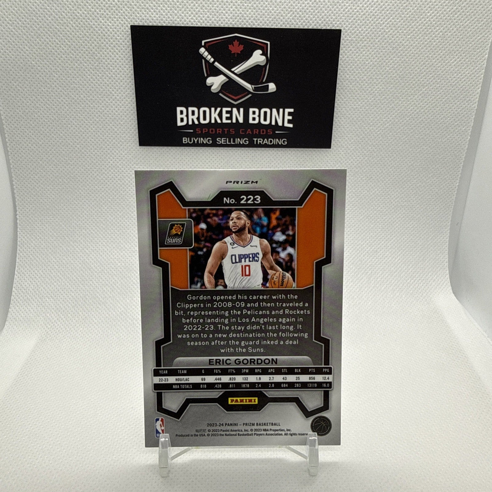 Eric Gordon 2023-24 Panini Prizm Silver Prizm #223 Suns