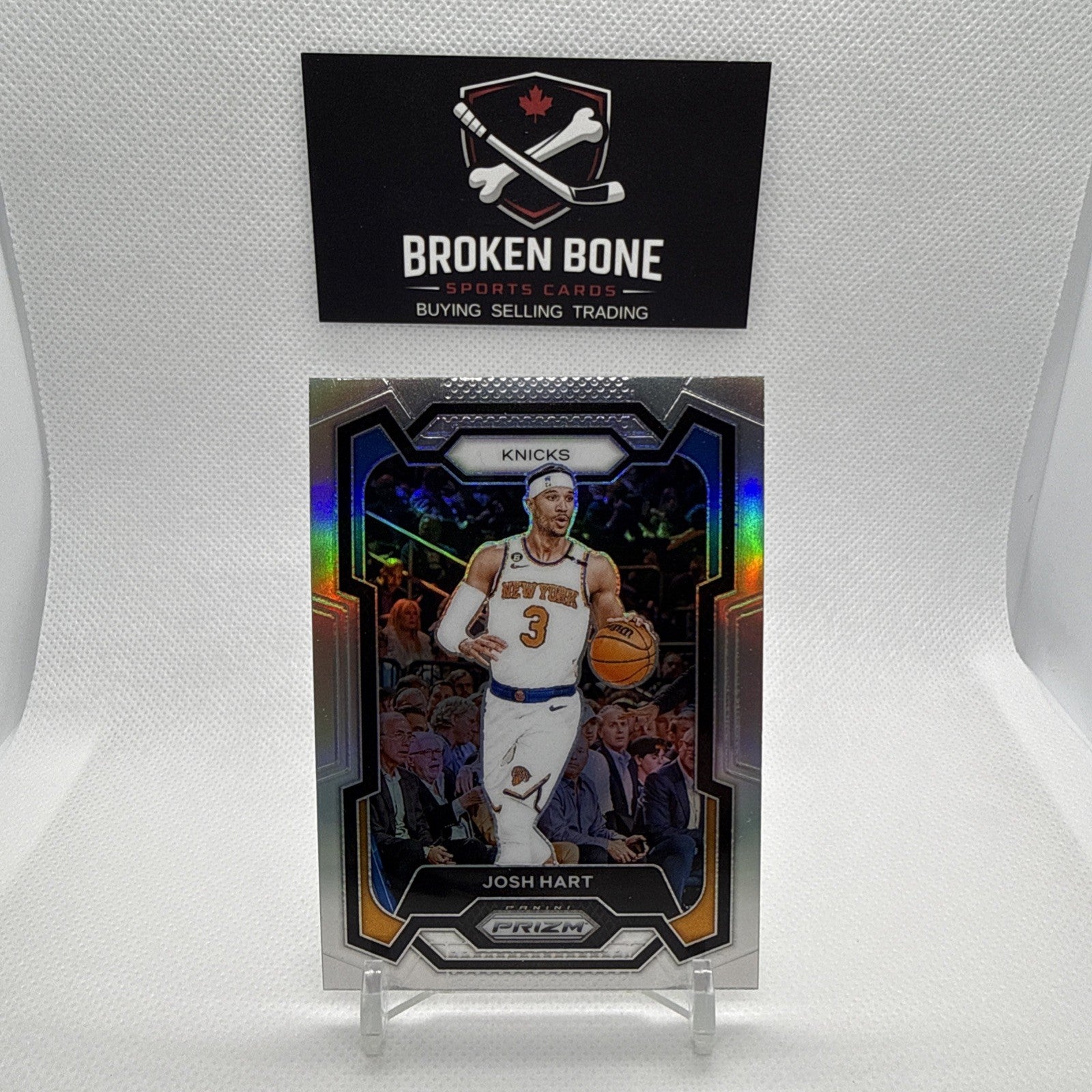 Josh Hart 2023-24 Panini Prizm Silver Prizm #260 Knicks