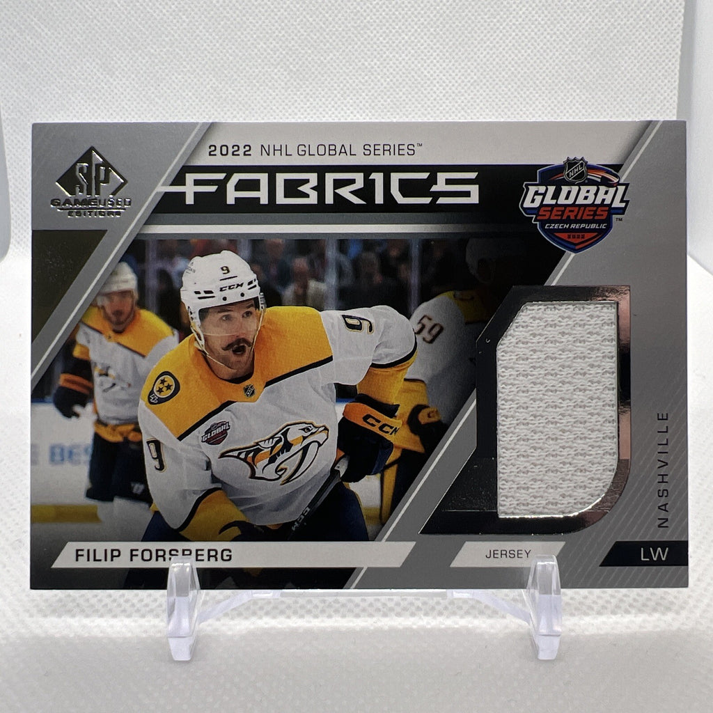Filip Forsberg 2023-24 SP Game Used Fabrics Patch Global Series Predators