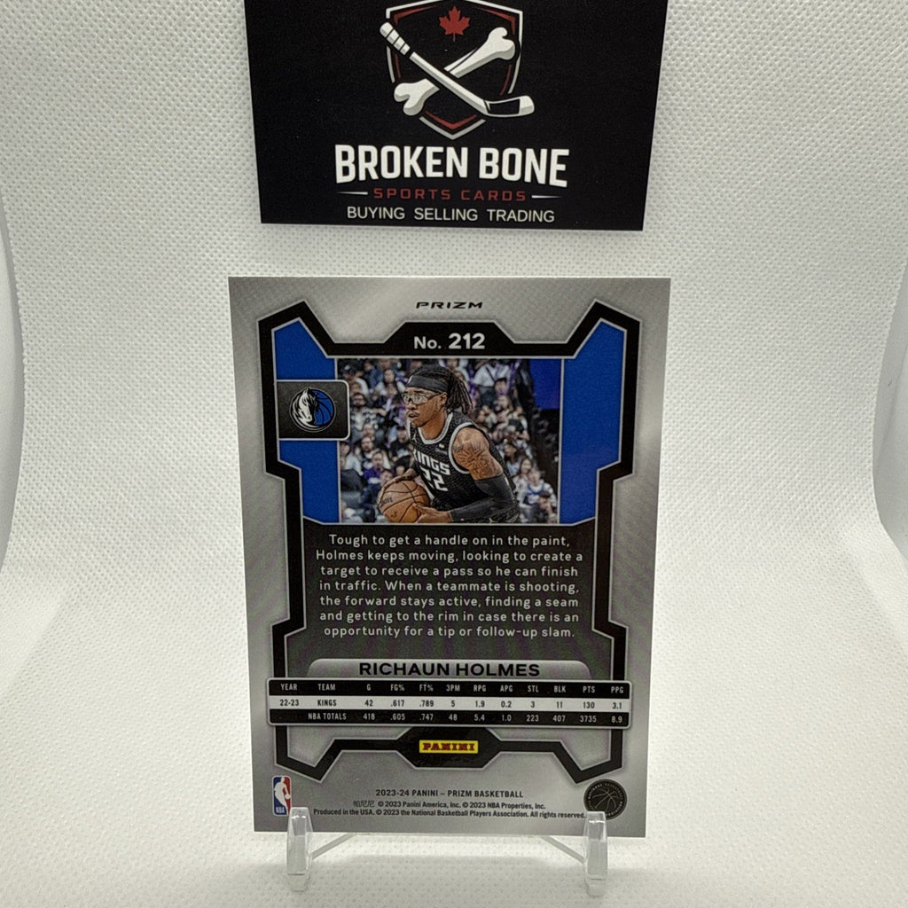 Richaun Holmes 2023-24 Panini Prizm Silver Prizm #212 Mavericks