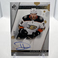 Hunter Drew 2022-23 SP Authentic Future Watch Auto /999 Anaheim Ducks