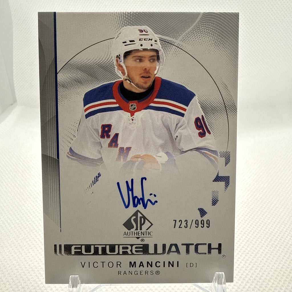 Victor Mancini 2024-25 SP Authentic Future Watch Auto/999 New York Rangers
