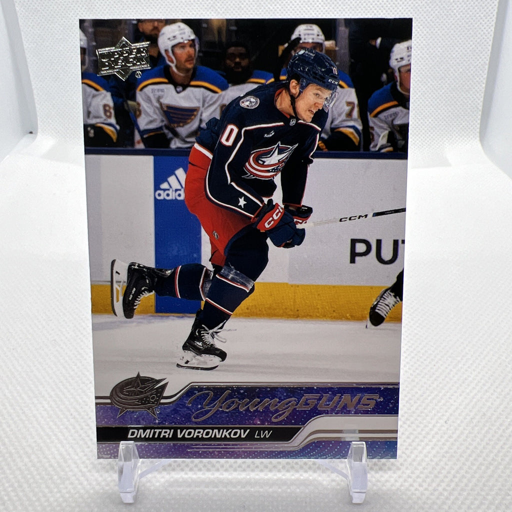 Dmitri Voronkov 2023-24 Upper Deck Young Guns Rookie Columbus Blue Jackets RC
