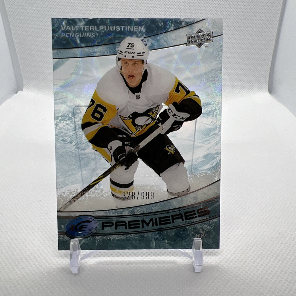 Valtteri Puustinen 2022-23 UD ICE Premieres Rookie /999 Pittsburgh Penguins