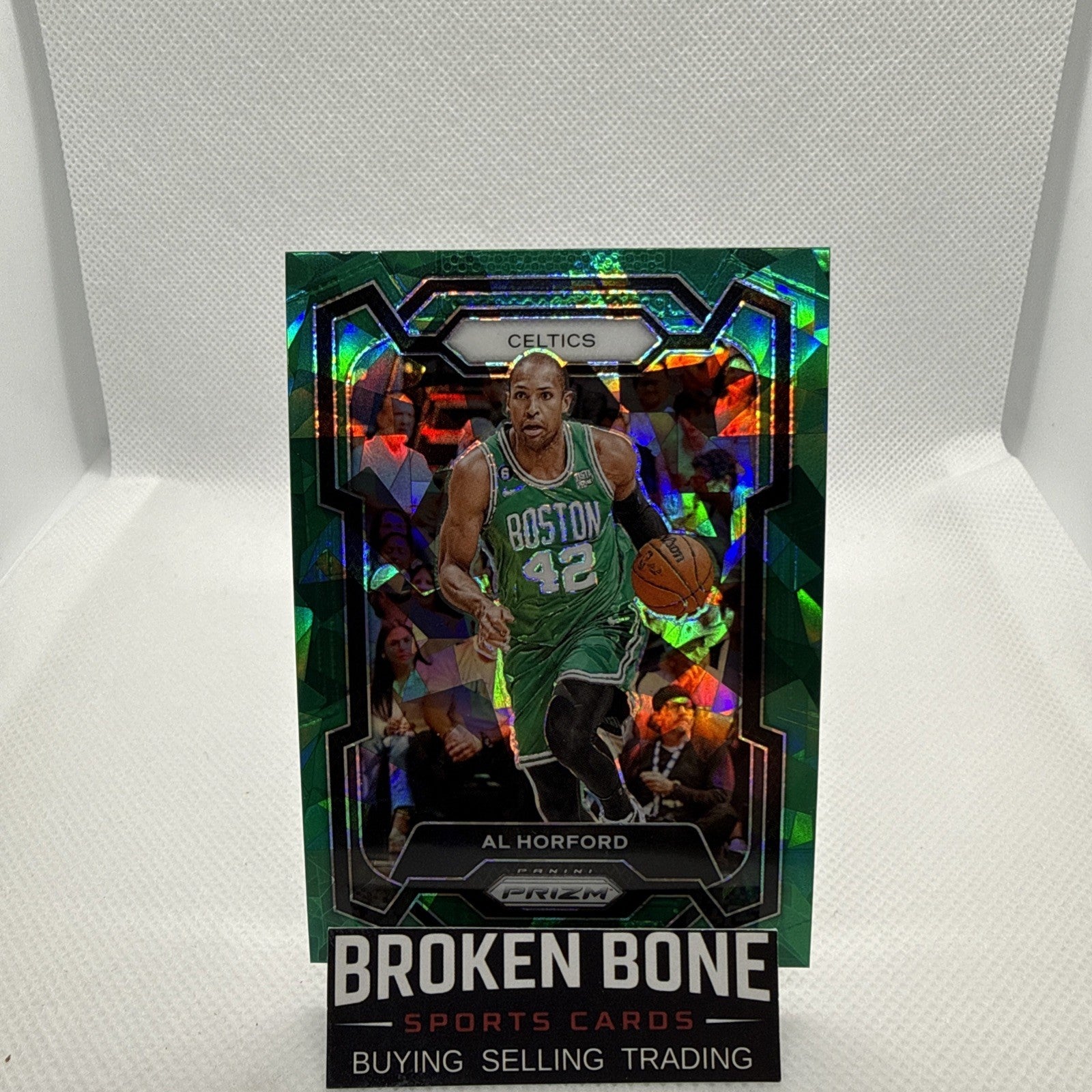 Al Horford 2023-24 Panini Prizm Green Cracked Ice SSP #236 Celtics