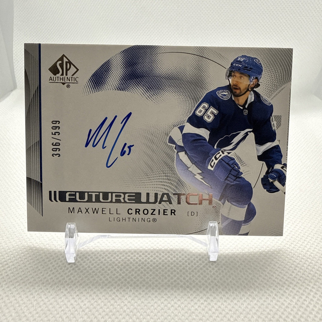 Maxwell Crozier 2024-25 SP Authentic Future Watch Auto Tampa Bay Lightning