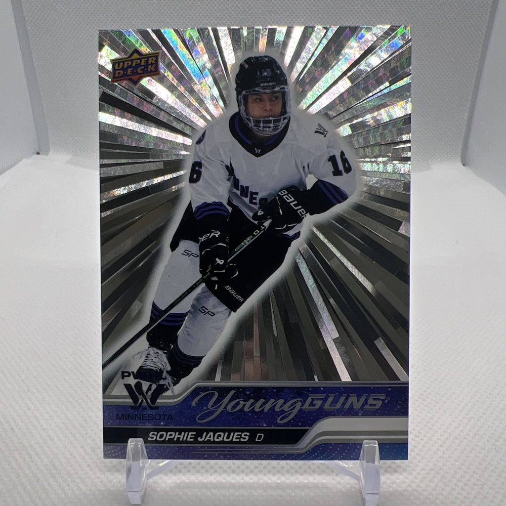Sophie Jacques 2024 Upper Deck PWHL Young Guns Outburst 1st Edition Minnesota RC