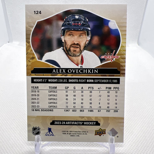 Alex Ovechkin 2023-24 Artifacts Parallel /499 Washington Capitals