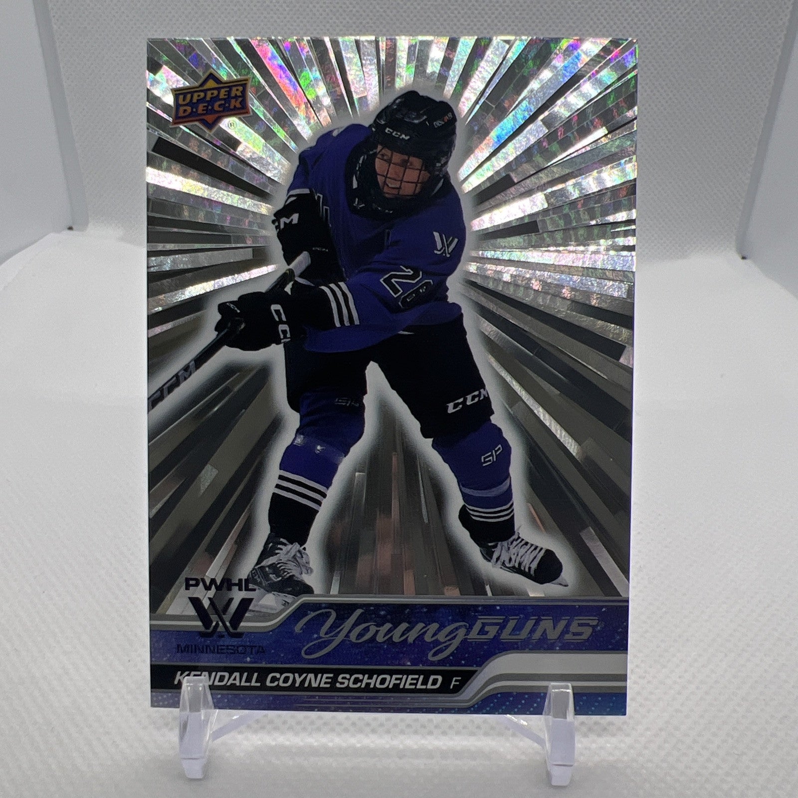 Kendall Coyne Schofield 2024 Upper Deck PWHL Outburst Young Guns 1st Edition RC