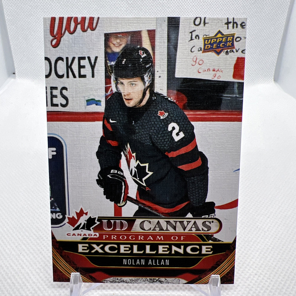 Nolan Allan 2024-25 Upper Deck Program of Excellence Rookie Chicago Blackhawks